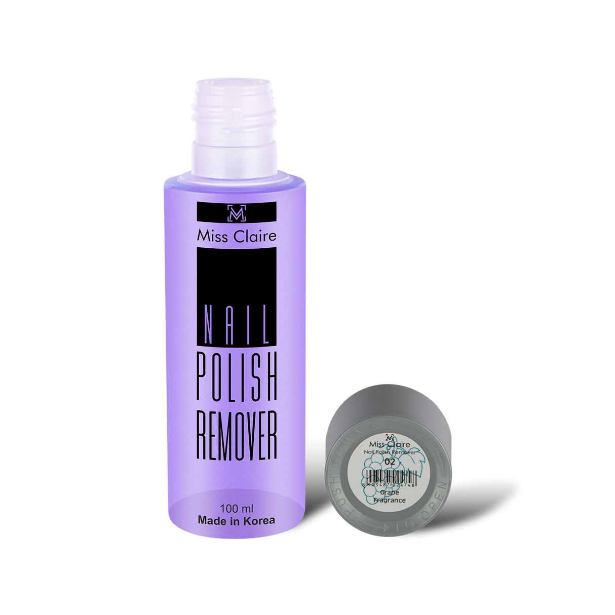Miss Claire Nail Polish Remover – Acetone Formula, Quick Color Removal