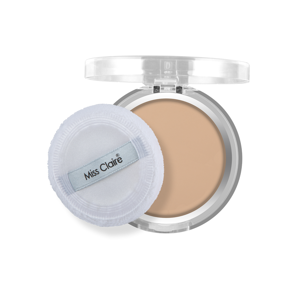 Natural Mineral Compact Powder – Matte, Oil-Free Finish