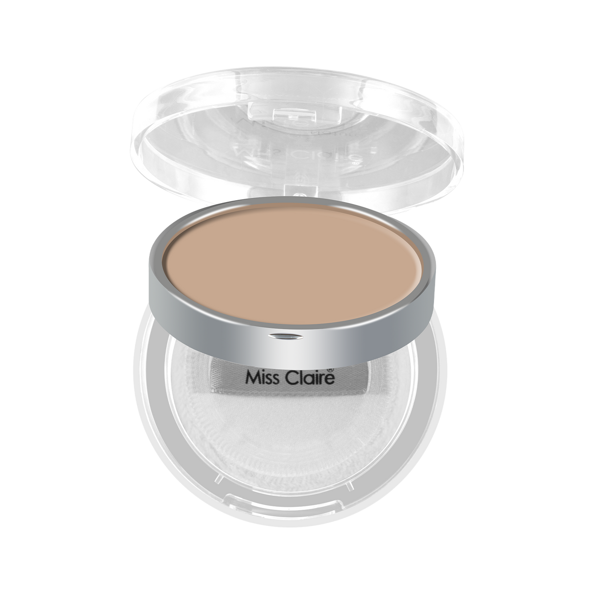 Natural Mineral Compact Powder – Matte, Oil-Free Finish