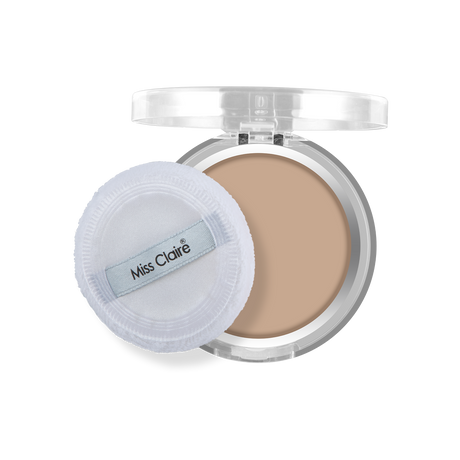 Natural Mineral Compact Powder – Matte, Oil-Free Finish