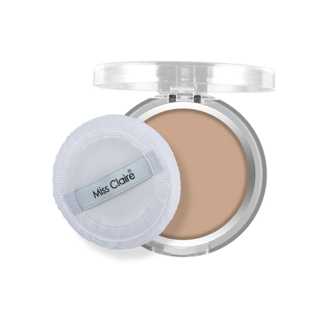 Natural Mineral Compact Powder – Matte, Oil-Free Finish