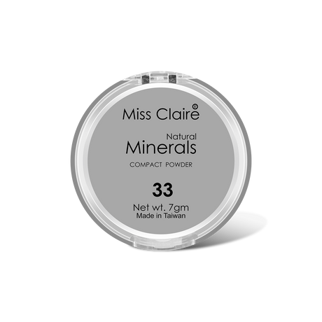 Natural Mineral Compact Powder – Matte, Oil-Free Finish