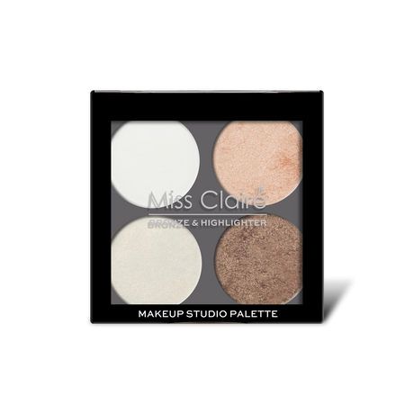 Bronze & Highlighter Makeup Studio Palette