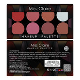 8 Pressed Makeup Palette ECP-512-02 - Rich Colors, Smooth Application, Long-Lasting, High Pigmentation