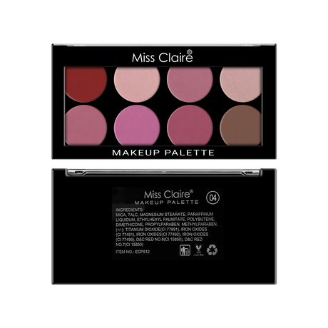 8 Pressed Face Makeup Palette