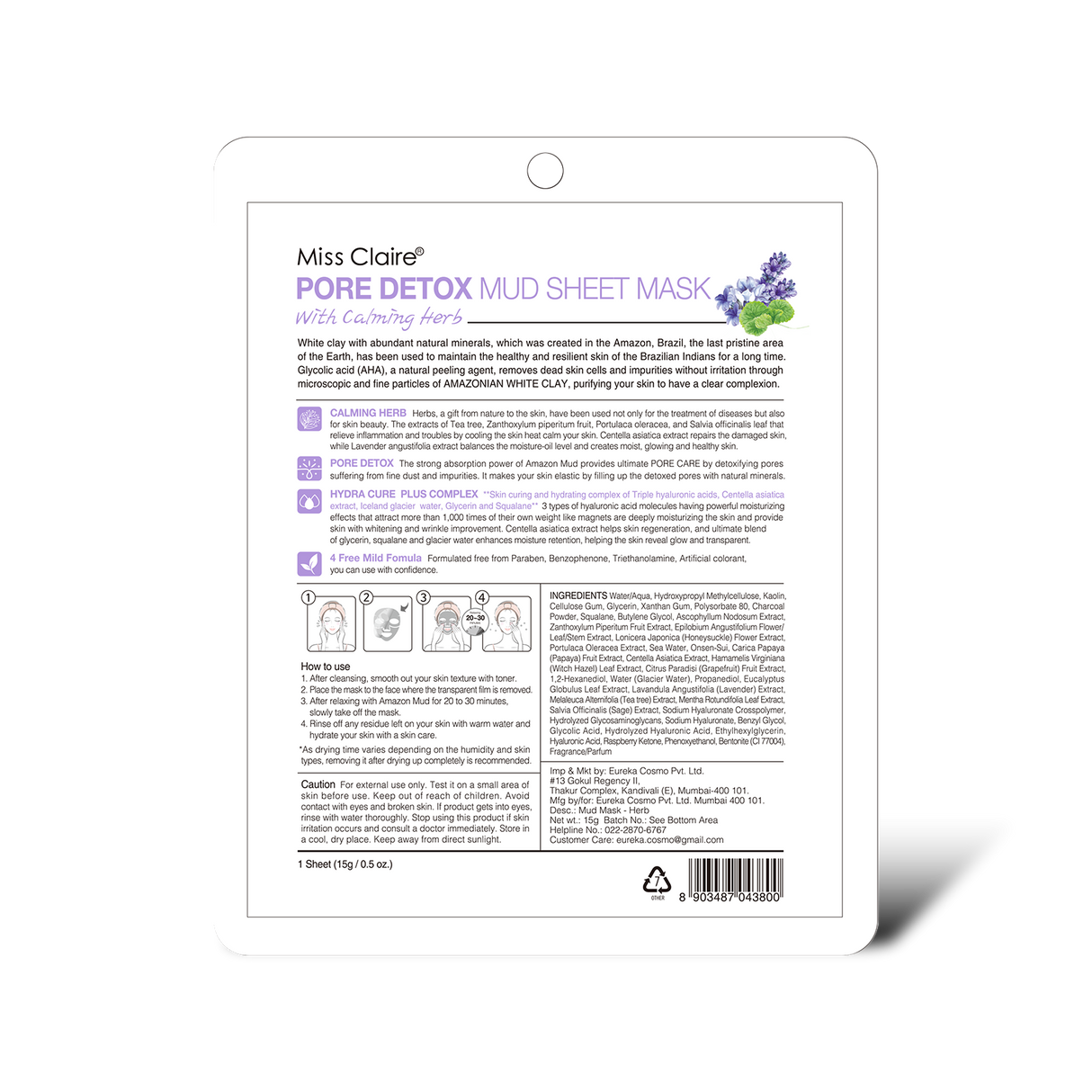 Pore Detox Mud Sheet Mask