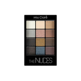 12 Eyeshadow Kit - The Nudes: Elegant Shades, Smooth Application, Long-Lasting, Highly Pigmented, Professional Finish