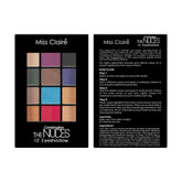 12 Eyeshadow Kit - The Combination Nudes: Versatile Shades, Smooth Application, Long-Lasting, Highly Pigmented, Professional Finish