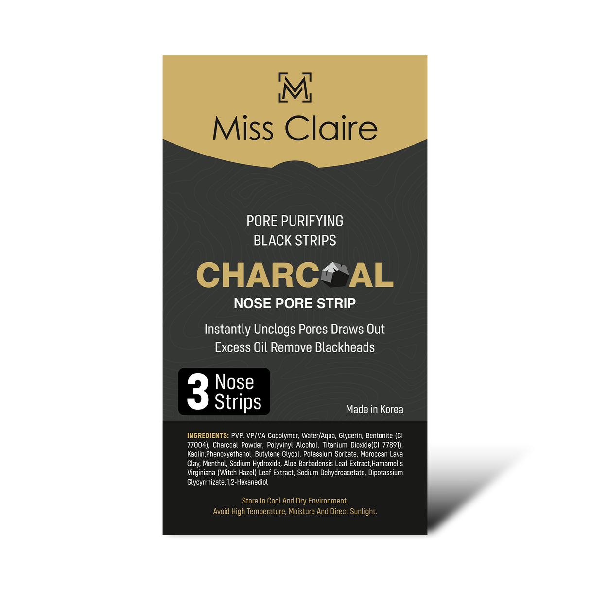 Charcoal Nose Strip