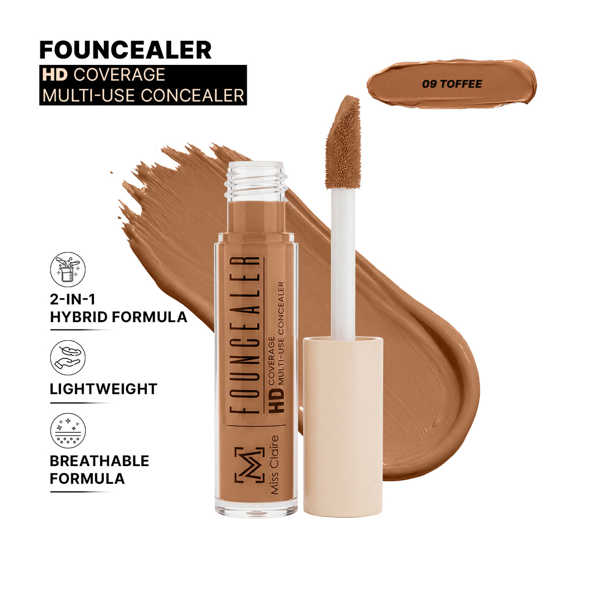 Founcealer HD Multi-Use Concealer – Foundation + Concealer