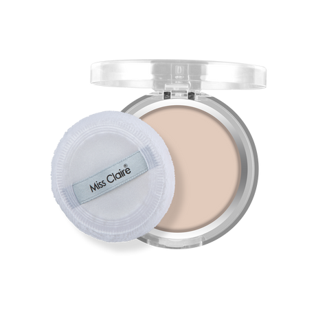 Natural Mineral Compact Powder – Matte, Oil-Free Finish