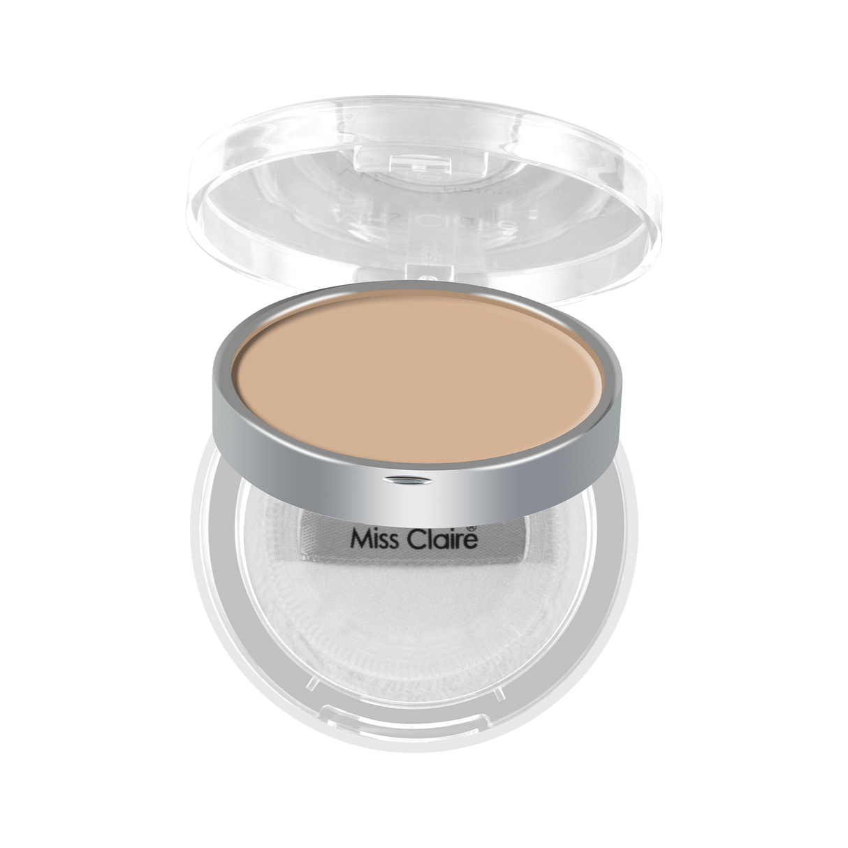 Natural Mineral Compact Powder – Matte, Oil-Free Finish