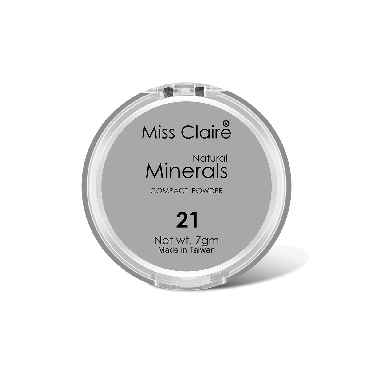 Natural Mineral Compact Powder – Matte, Oil-Free Finish