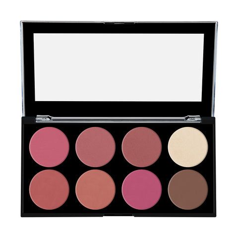 8 Pressed Makeup Palette ECP-512-03 - Elegant Shades, Smooth Application, Long-Lasting, High Pigmentation