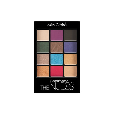 12 Eyeshadow Kit - The Combination Nudes: Versatile Shades, Smooth Application, Long-Lasting, Highly Pigmented, Professional Finish