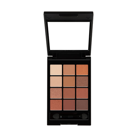 12 Eyeshadow Kit - The Blazin: Vibrant Colors, Smooth Application, Long-Lasting, Highly Pigmented, Professional Finish