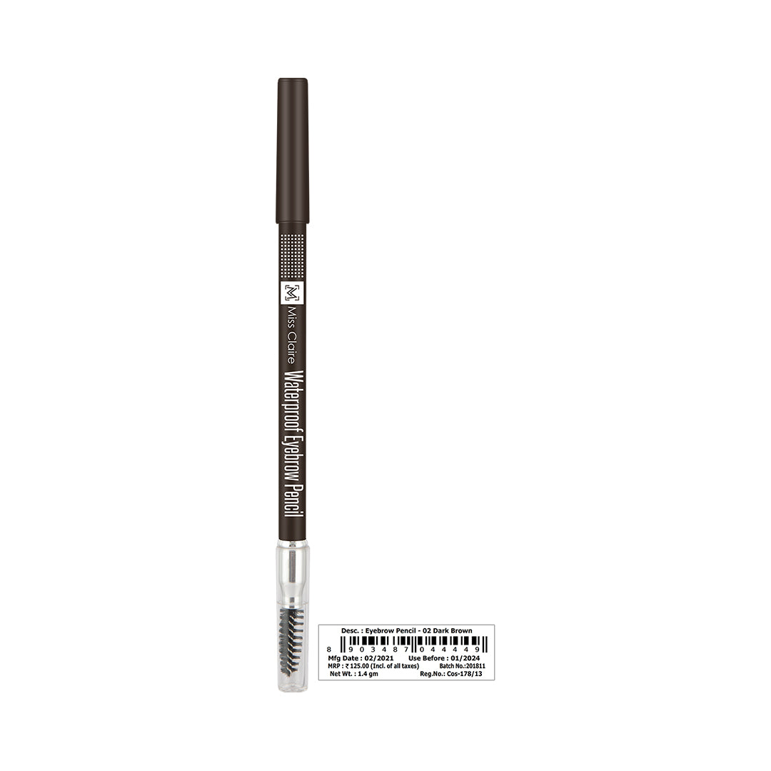 Waterproof Eyebrow Pencil  WIth Mascara Brush