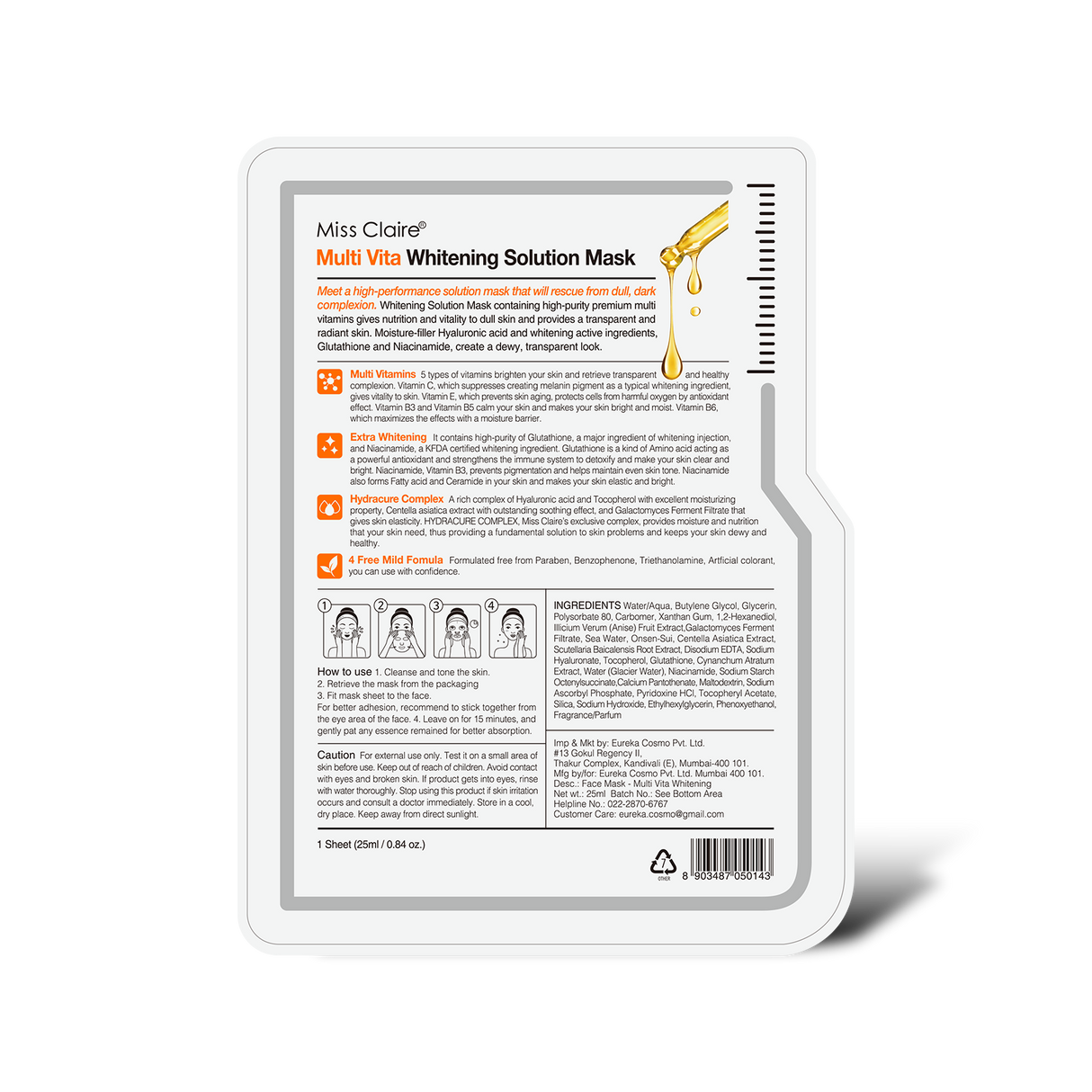 Multi Vita Whitening Solution Mask
