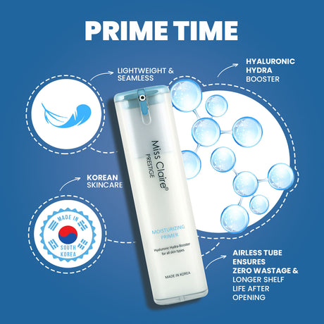 Prestige Moisturising Primer - Infused with Hyaluronic Acid